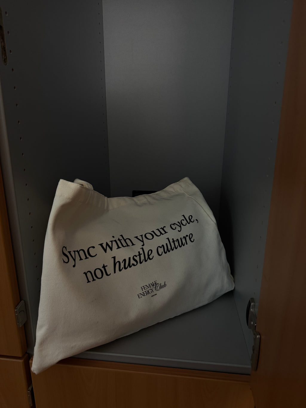 "Hustle culture" Statement Jutebeutel